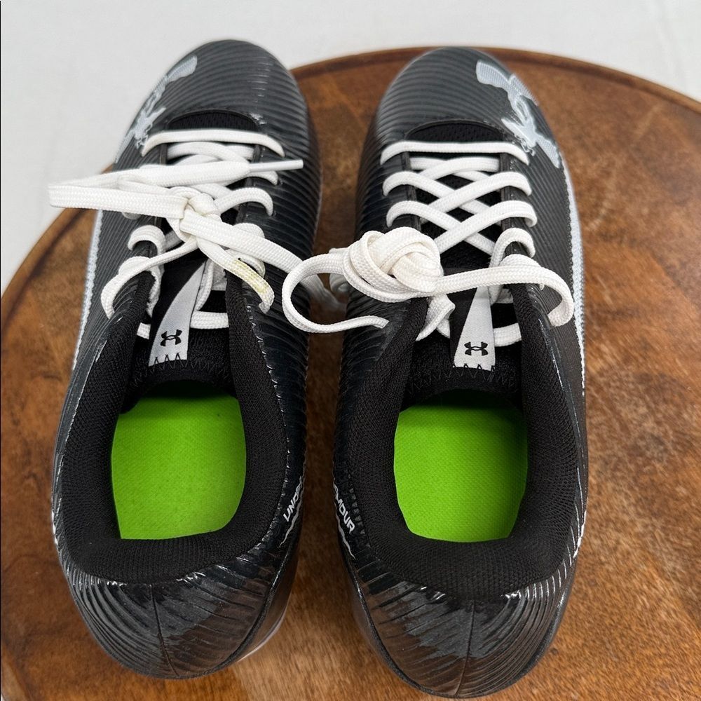 Under Armour Shoes Mensn 8.5 Blur Select Black White Football Cleats - Picture 5 of 10